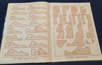Catalogue - Moulures en tous genres pour menuisiers , ébenistes , charpentiers -  Gve Carde - Bordeaux La Bastide 1895