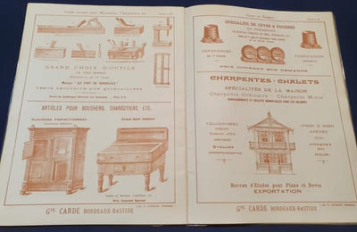 Catalogue - Moulures en tous genres pour menuisiers , ébenistes , charpentiers -  Gve Carde - Bordeaux La Bastide 1895