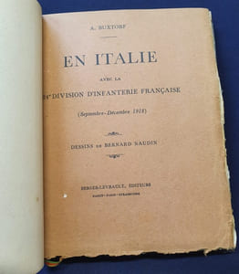 En Italie avec la 24e Division d'Infanterie ( Septembre - Décembre 1918 )