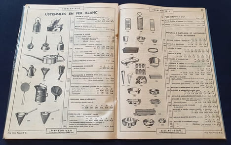 Catalogue Pouteau - Ustensiles de cuisine , Articles de ménage - 1975. undefined