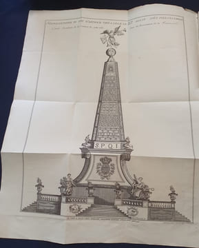 Description des réjouissances qui se feront à Lille les 27 et 28 Aout 1767 pour célébrer l'année centenaire de la rentrée de cette ville sous la ...