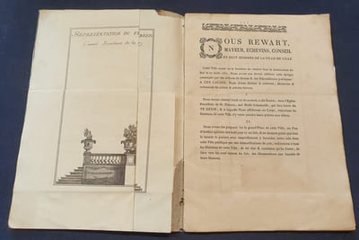 Description des réjouissances qui se feront à Lille les 27 et 28 Aout 1767 pour célébrer l'année centenaire de la rentrée de cette ville sous la domination du Roi - Réimpression de 1867