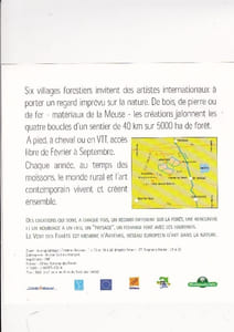 Le Vent Des Forets Sentier d'Art En Paysage