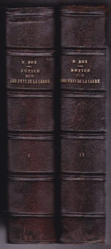 Notice sur les pays de la Sarre et en particuler sarreguemines et ses environs - 2 Tomes en 2 Vl. . Box N