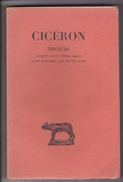 Discours. Seconde action contre Verres. Livre quatrième : Les oeuvres d'art. CICERON