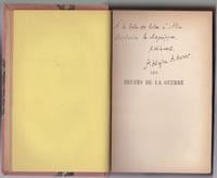 Les heures de la Guerre - Poésies