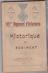 4e Corps - 7e Division - 101e Regiment d'Infanterie - Historique de régiment 