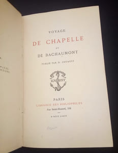 Voyage de Chapelle et de Bachaumont à Encausse en Gascogne