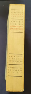 Notes sur la révolution bolchevique ( Octobre 1917-Janvier 1919) avec une préface de Henri Barbusse , deux lettres de l'auteur a Romain Rolland et une lettre de Albert Thomas adressée à l'auteur 
