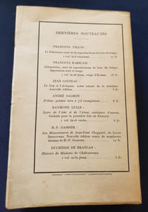 Notes sur la révolution bolchevique ( Octobre 1917-Janvier 1919) avec une préface de Henri Barbusse , deux lettres de l'auteur a Romain Rolland et une lettre de Albert Thomas adressée à l'auteur 