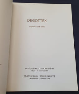 Degottex - Repères 1955/1985
