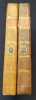 Mélanges historiques et critiques contenant diverses pièces relatives à l'histoire de France - 2 tomes en 2 volumes . nonyme ( Damiens  de Gomicourt )