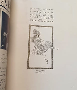 Comoedia illustré - 5 juin 1913 - Avec le supplément sur le huitième saison des Ballets Russes dirigée par Serge de Diaghilew . undefined