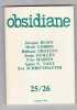 Revue obsidiane 25/26. Collectif