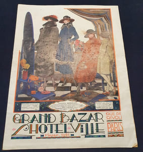 Catalogue Grand Bazar de L'Hotel de Ville - Hiver 1921