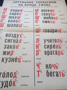  Tables pour l'étude phonétique du Russe à l'usage des étrangers de langue Française