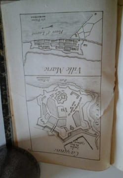 Recueil des fortifications, Forts et Ports de Mer de France, lavé au pinceau. LE ROUGE
