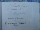 AUTEUR : Francois, dit Francisque, SARCEY (Dourdan, 8 octobre 1827 – Paris, 20 mai 1899) ; sur le site geneanet, il était un des petits-fils d’un « ...