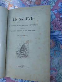 Le Salève. Description scientifique et pittoresque publié par la Section genevoise du Club Alpin Suisse.