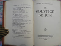 Le solstice de juin.