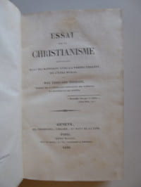 Essai sur le Christianisme envisagé dans ses rapports avec la perfectibilité de l’être moral.