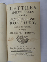 Lettres spirituelles (…)  à  une  de  ses pénitentes.