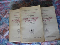 Histoire du mouvement ouvrier.