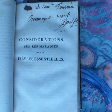 [I]- BOURDON (Isidore) : Essai sur l’influence de la pesanteur sur quelques phénomènes de la vie.  Paris, de l’Imprimerie de A Belin, 1819. 32pp. ...