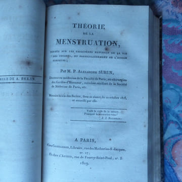 [I]- BOURDON (Isidore) : Essai sur l’influence de la pesanteur sur quelques phénomènes de la vie.  Paris, de l’Imprimerie de A Belin, 1819. 32pp. ...
