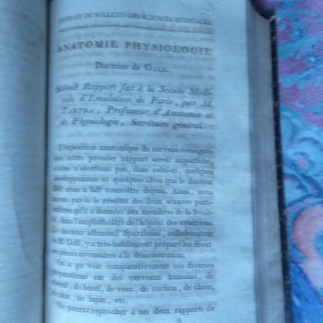 [I]- BOURDON (Isidore) : Essai sur l’influence de la pesanteur sur quelques phénomènes de la vie.  Paris, de l’Imprimerie de A Belin, 1819. 32pp. ...