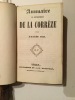 Annuaire du département de la Corrèze pour l'année 1843. Collectif