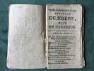 Histoire de JOSEPH mise en cantiqueJOSEPH vendu, chaste, élevé aux honneurs de l'Egypte, et reconnu de ses Frères. Anonyme