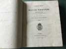 CHRONIQUE DES DUCS DE NORMANDIE. BENOIT Trouvère anglo-normand du XIIème siècle publié par Francisque MICHEL