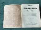 ALMANACH PHALANSTERIEN pour 1849, 1850, 1851. Charles FOURIER