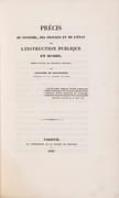 Précis du système, des progrès et de l'état de l'instruction publique en Russie. Rédigé d'après des documents officiels  par KRUSENSTERN Alexandre de - Image 1