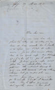 85 lettres autographes signées à sa famille  par BORGNIS-DESBORDES Gustave