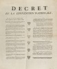 D&eacute;cret de la Convention Nationale, du 30 avril 1793, l'an second de la R&eacute;publique fran&ccedil;aise, pour cong&eacute;dier des arm&eacute;es les femmes inutiles . FEMMES ...
