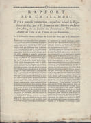 Rapport sur un alambic d'une nouvelle construction, auquel est adapté le régulateur du feu, par le C. Bonnemain, membre du Lycée des Arts, de la Société des inventions et découvertes, auteur de l'une et l'autre de ces inventions. Lu à la dernière séance publique du Lycée des arts  by DELUNEL 