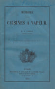 Mémoire sur les cuisines à vapeur. Extrait du Mémorial de l'Officier du Génie n° 23  by CORBIN A.