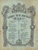 Banquet du 10 juin 1849. Menu  . MENU SUR SOIE 