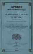 Aperçu médical et pittoresque sur les eaux minérales et les étuves de Cransac, département de l'Aveyron (eaux magnésio-calcaires et ferro-manganésiennes sulfatées)  par AUZOUY Théodore