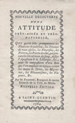 Nouvelle découverte d'une attitude très-aisée et très-naturelle, qui guérit très-promptement les fluxions de poitrine, les rhumes de toute espèce, les pleurésies, les fièvres, les points de côté, qui procure la circulation du sang, dissipe l'apoplexie & la léthargie, &c. ; avec la composition d'une eau que l'on employe en topique contre les maux de dents, les migraines, les rhumatismes, les vapeurs, &c. Nouvelle édition  by FRESSON 