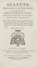 Statuts, ordonnances & règlements de Monseigneur Joseph de Méallet de Fargues, premier évêque de Saint-Claude (...), lûs, publiés au synode général, ...