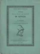 Notice sur la vie et les travaux de Képler. Lue dans la séance publique [de l'Institut] du 28 décembre 1863  par BERTRAND Joseph-Louis-François