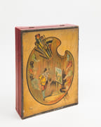 [Boîte de couleurs, aquarelle et fusains]   by NÉCESSAIRE À PEINTURE] PAILLARD J.M. - Image 1