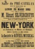 Conf&eacute;rence sur New-York, ses Faubourgs, ses Moeurs, ses Habitants  . NEW-YORK - AFFICHE 