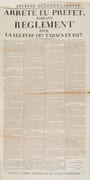 Arrêté du préfet [du Lot-et-Garonne], portant règlement pour la culture des tabacs en 1817  by TABAC 
