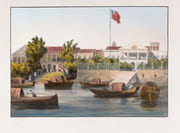 Factoreries à Canton   by GRAVURE EN COULEURS - CHINE] 