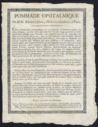 Pommade ophtalmique de MM. Régent frères, médecins-oculistes, à Paris   by OPHTALMOLOGIE 