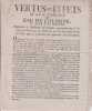 Vertus et effets de l'eau admirable ou Eau de Cologne, du sieur J. N. Neuman, n&eacute;gotiant, & distillateur de Cologne ; approuv&eacute;e par la Facult&eacute; de ...